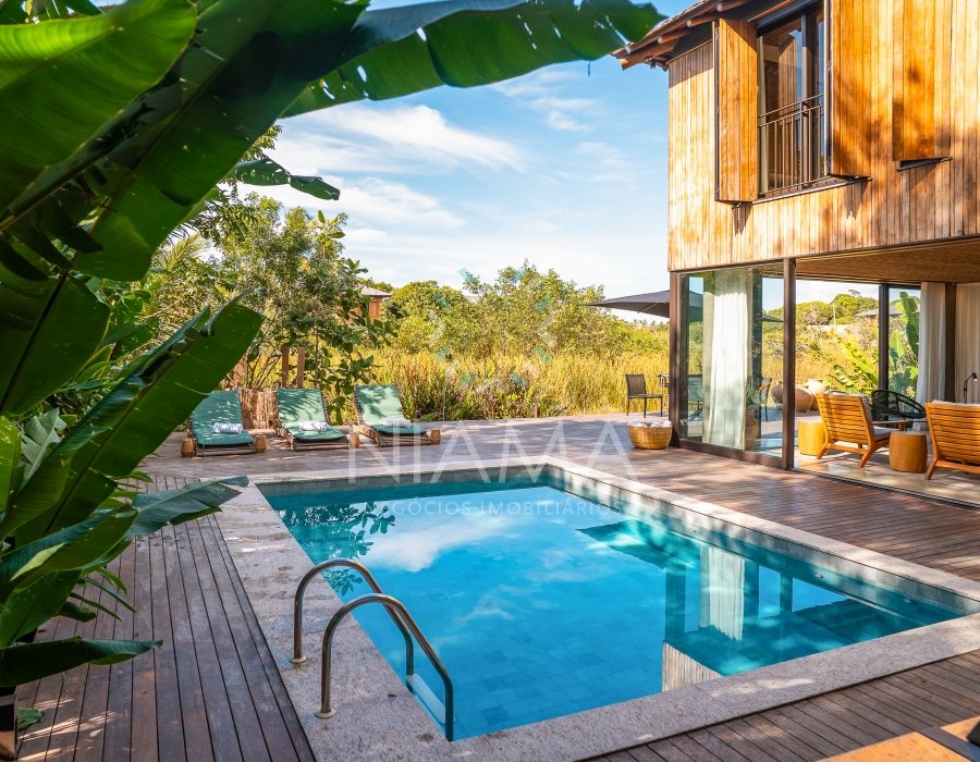 casa de luxo condominio vila 5 altos de trancoso