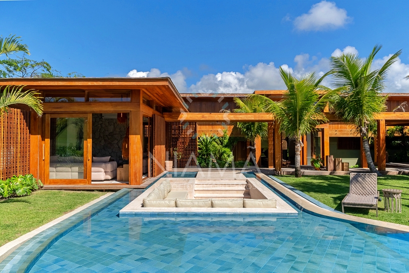 casa de luxo na praia em trancoso