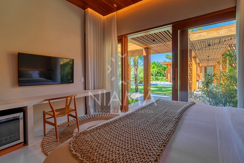 casa de luxo na praia em trancoso