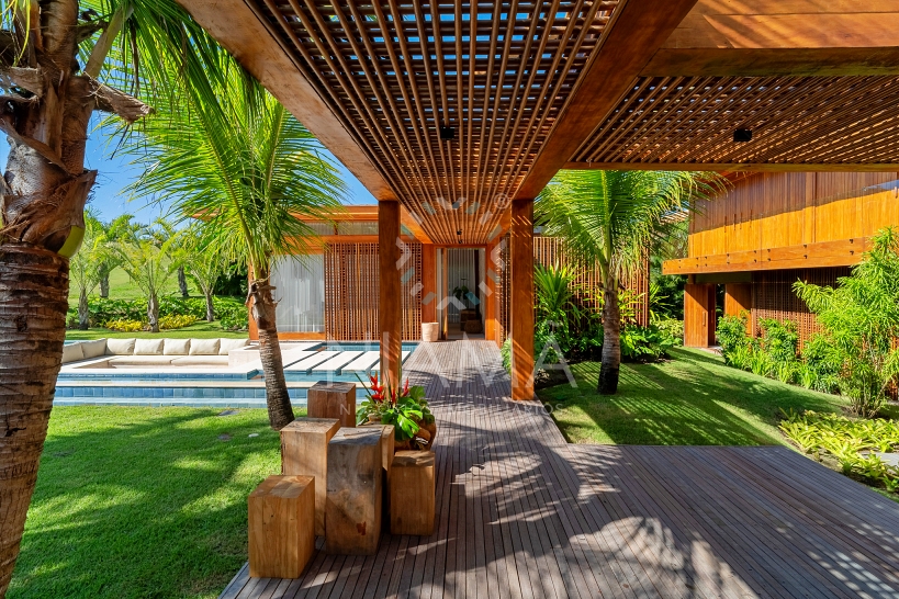 casa de luxo na praia em trancoso
