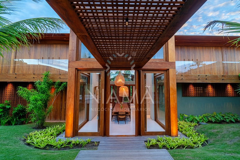 casa de luxo na praia em trancoso