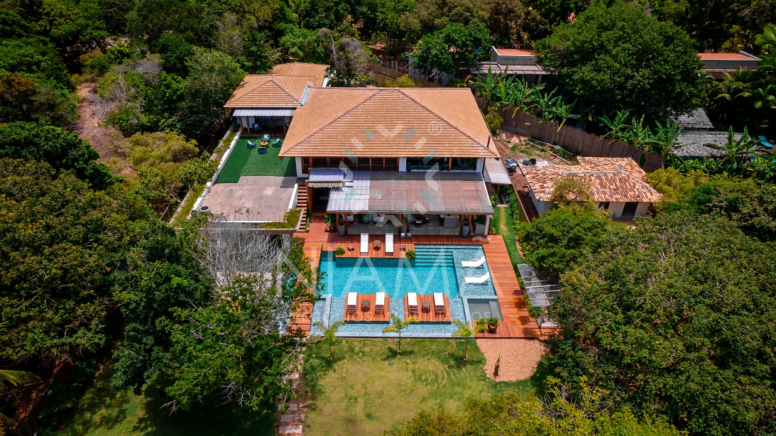 casa de luxo para alugar condominio terravista trancoso