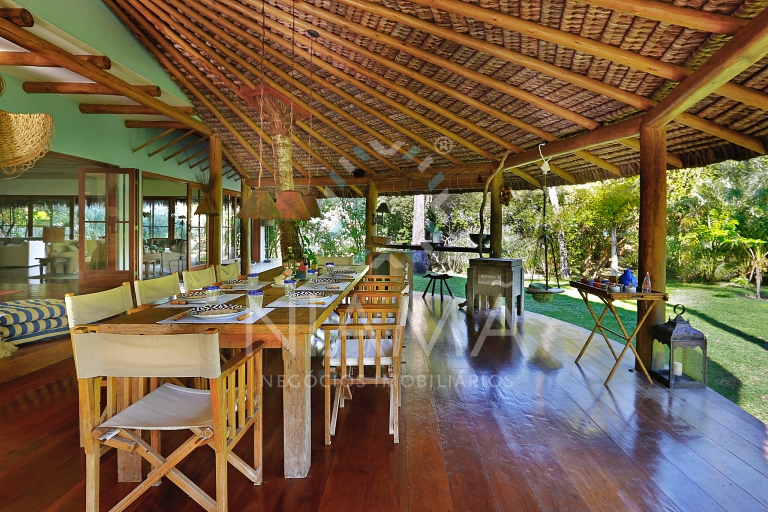 casa na praia luxo para alugar em trancoso