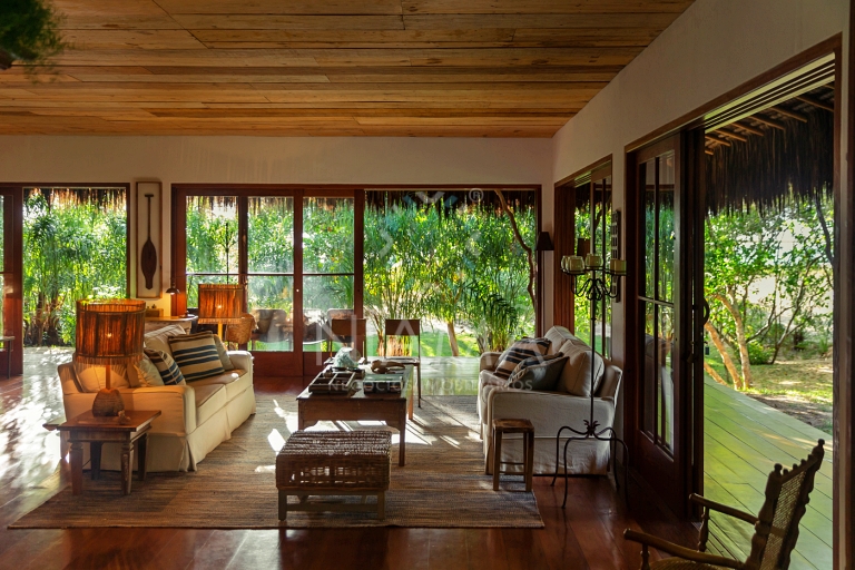 aluguel temporada casa na praia trancoso luxo