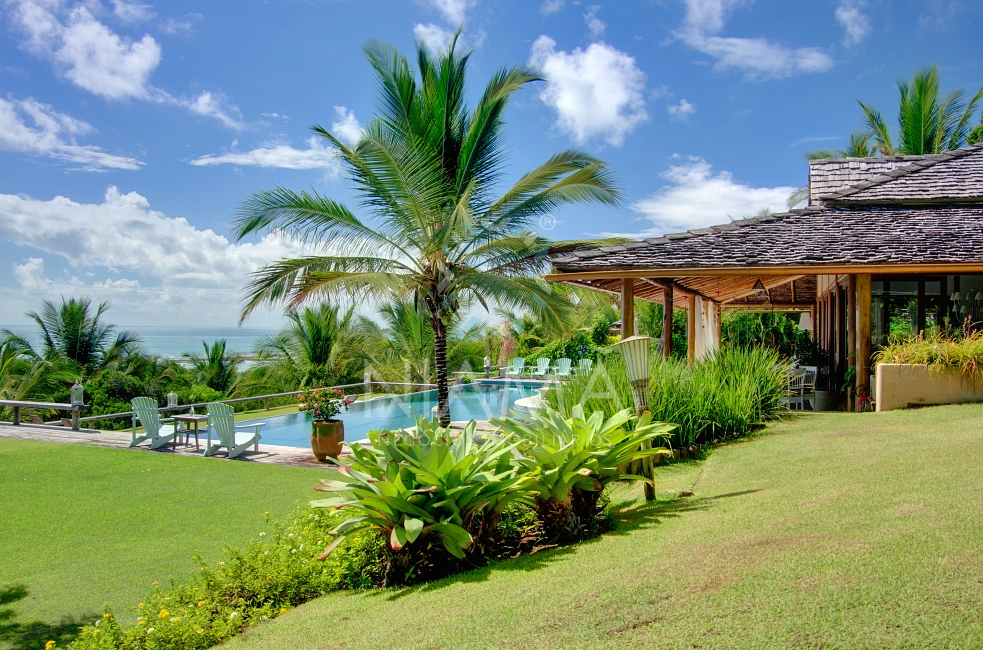 casa de luxo na praia em trancoso