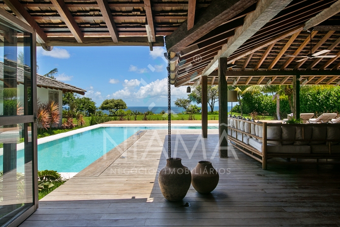 casa de luxo na praia em trancoso