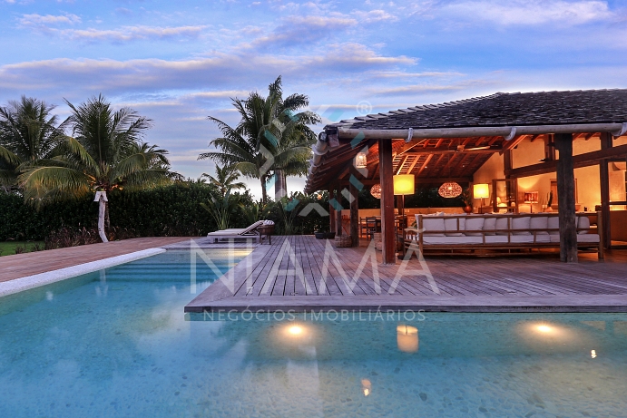 casa de luxo na praia em trancoso